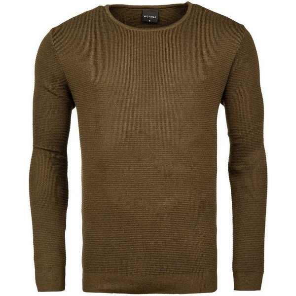 WOTEGA Strickpullover Structured Crew Neck Noah