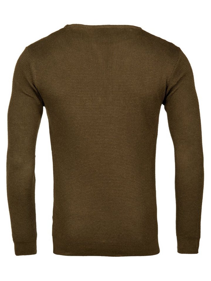 WOTEGA Strickpullover Structured Crew Neck Noah – Bild 2 von 2