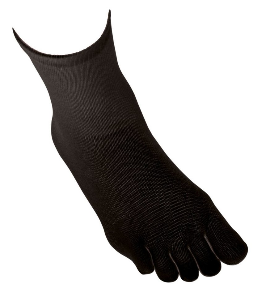 Wowerat Basicsocken 4 Paar Einzel-Zehen-Socken, Socken mit 5 Einzelzehen, One-Size – Bild 2 von 2