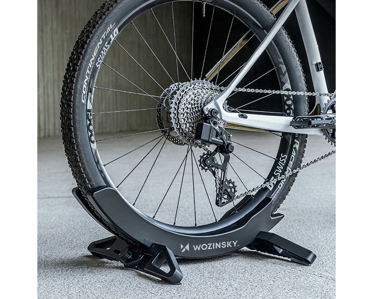 Wozinsky Fahrradständer WSR-02, Fahrradständer verstellbar 3 bis 8 cm rutschfest bis 13 kg – Bild 3 von 5