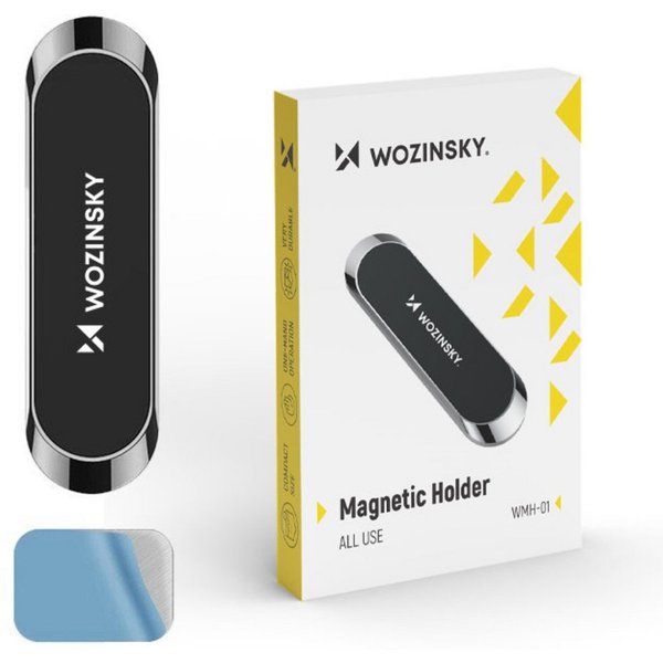 Wozinsky Handy-Halterung Magnetic Dashboard Mount Adhesive Schwarz, (1-tlg)