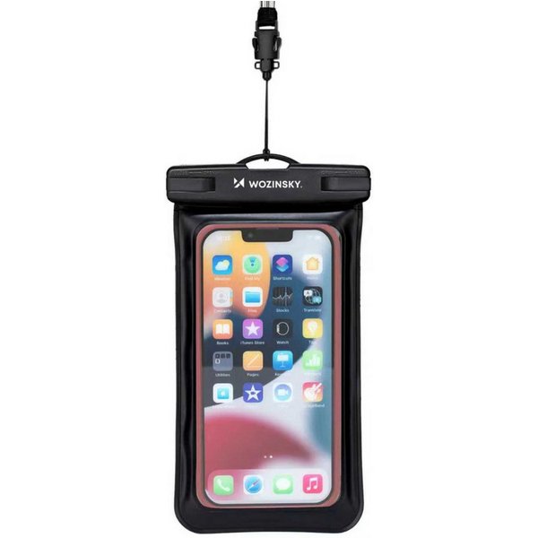 Wozinsky Handyhülle WWE-01, Wasserdichte Handyhülle mit Armband 0,3 mm PVC ABS Verschluss