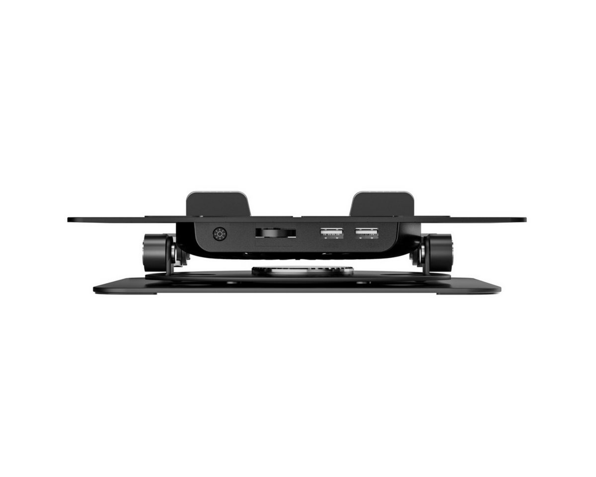 Wozinsky Notebook-Kühler WDCX-X16-AS, 360° Drehfunktion, RGB-Lüfter, USB-Hub, Aluminiumdesign – Bild 2 von 5