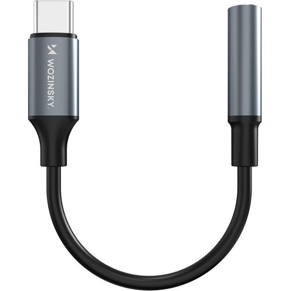 Wozinsky WACM-01 Audio-Adapter USB-C Stecker zu 3,5-mm Klinke Buchse, USB-C zu 3,5-mm Audioadapter mit HiFi Klang