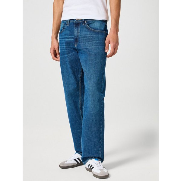 Wrangler Relax-fit-Jeans Foundation mit normaler Leibhöhe
