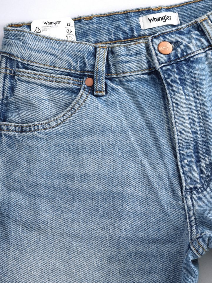 Wrangler Straight-Jeans reguläre, gerade Beinform - SUNSET FROSTY SILVER – Bild 3 von 4