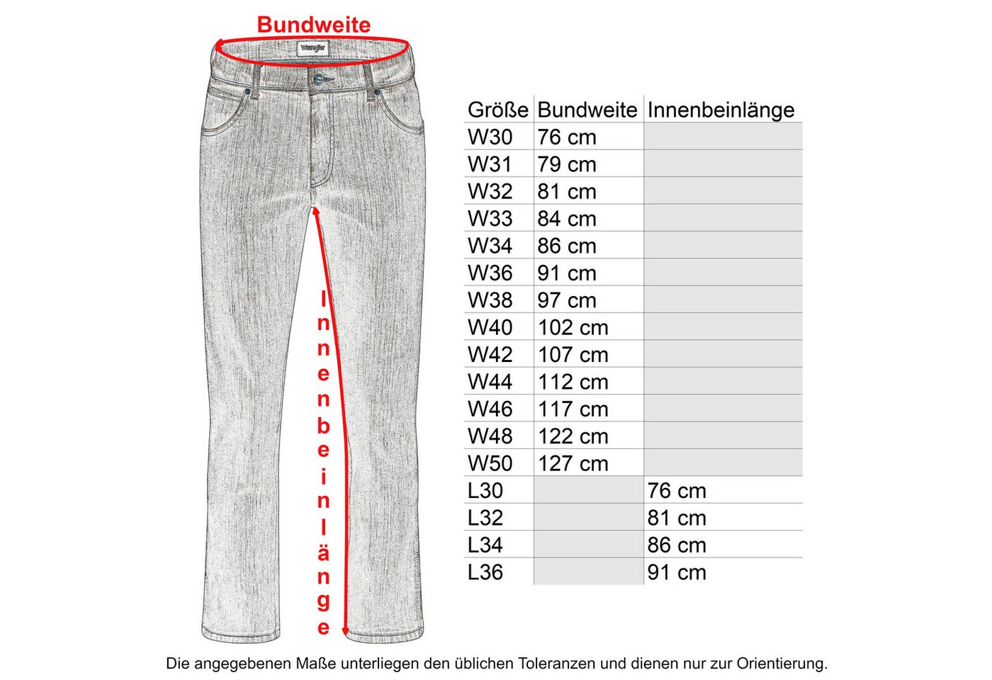 Wrangler Straight-Jeans Texas Authentic Straight Herren-Strechjeans 5-Pocket-Style – Bild 5 von 5