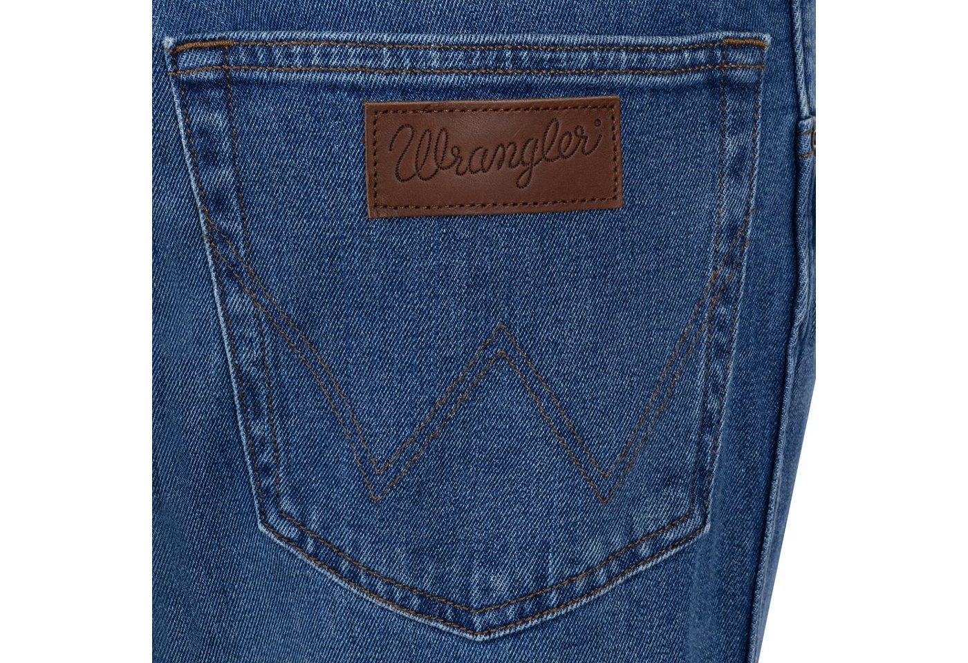 Wrangler Straight-Jeans Texas Authentic Straight Herren-Strechjeans 5-Pocket-Style – Bild 4 von 5