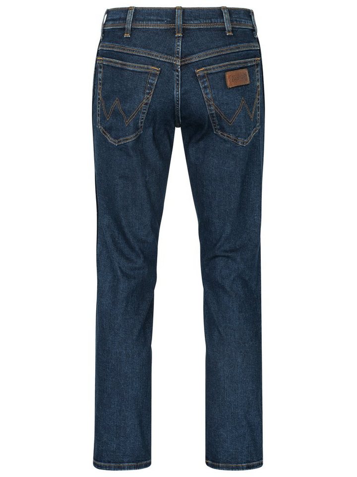 Wrangler Straight-Jeans Texas Authentic Straight Herren-Strechjeans mit Gürtel – Bild 5 von 5