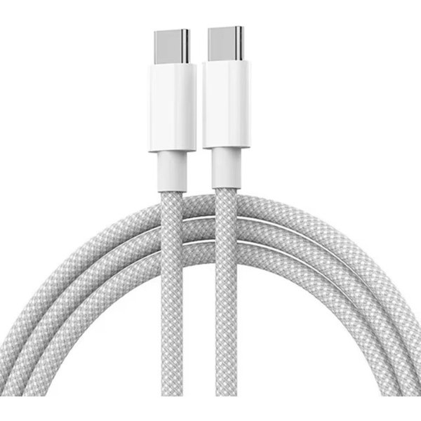 Wrischan 1M USB Typ-C zu Typ-C Schnellladekabel PD 60W USB-Kabel, 60W Schnellladekabel mit 1 Meter Länge.