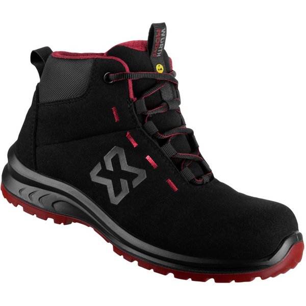 Würth MODYF Cruise Lady Mid S3S ESD, metallfreier Damen Sicherheitsschuh Leichter & moderner Sicherheitsstiefel für Frauen