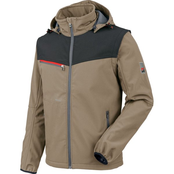 Würth MODYF Softshelljacke Stretch X hochwertige Arbeitsjacke für Herren Flexible, robuste & winddicht Softshelljacke