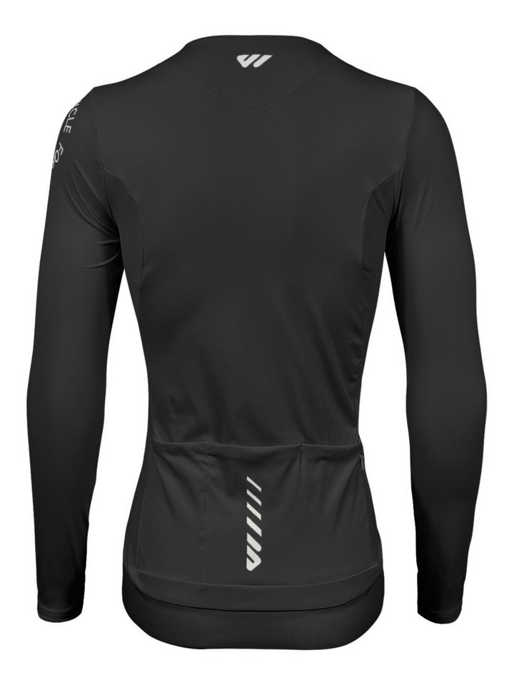 Wulibike Radtrikot Damen, Langarm Race-Fit, 4 Taschen & Quick-Dry (1-tlg) 3 reguläre Taschen und eine verbesserte – Bild 3 von 5