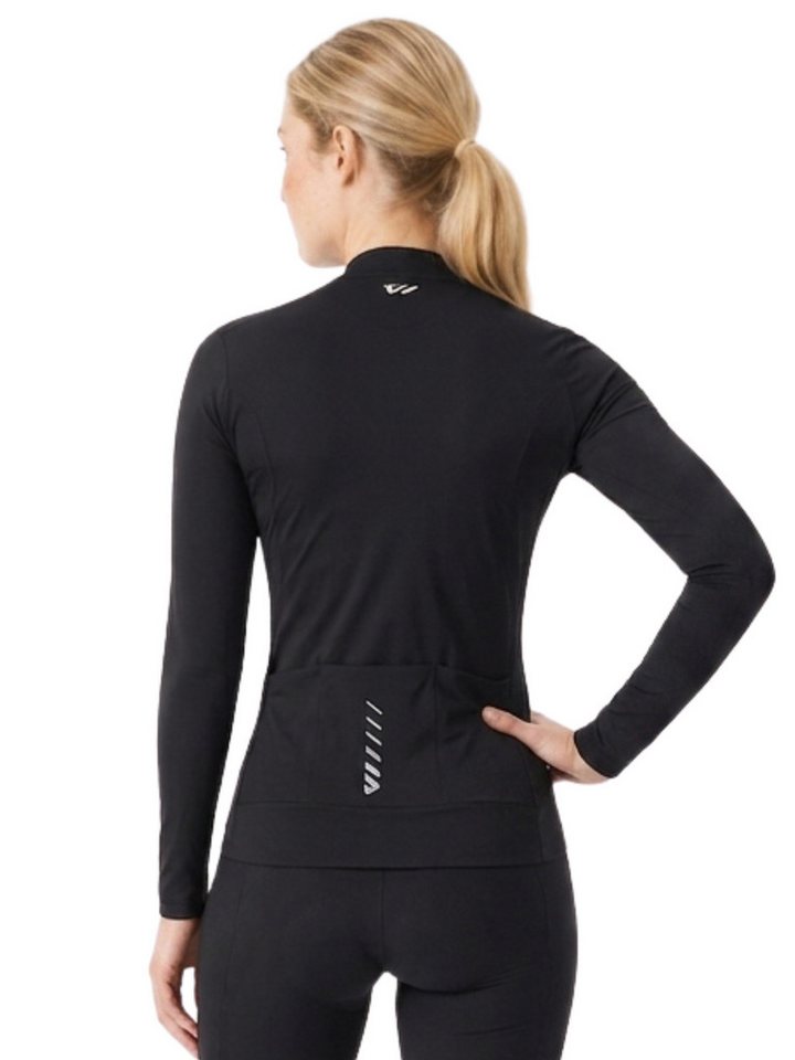 Wulibike Radtrikot Damen, Langarm Race-Fit, 4 Taschen & Quick-Dry (1-tlg) 3 reguläre Taschen und eine verbesserte – Bild 5 von 5
