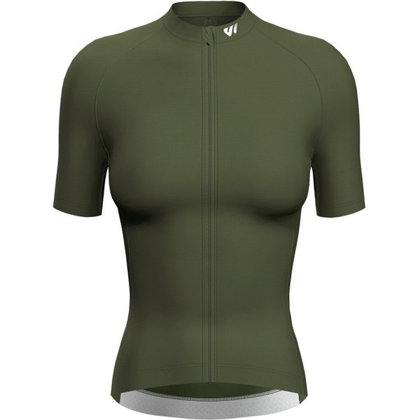 Wulibike Radtrikot Damen, Fahrradtrikot Classic Kurzarm Slim Fit mit Frontreißverschluss (1-tlg) Elastischer Schnelltrocken-Stoff, 3 Taschen & Reflektoren