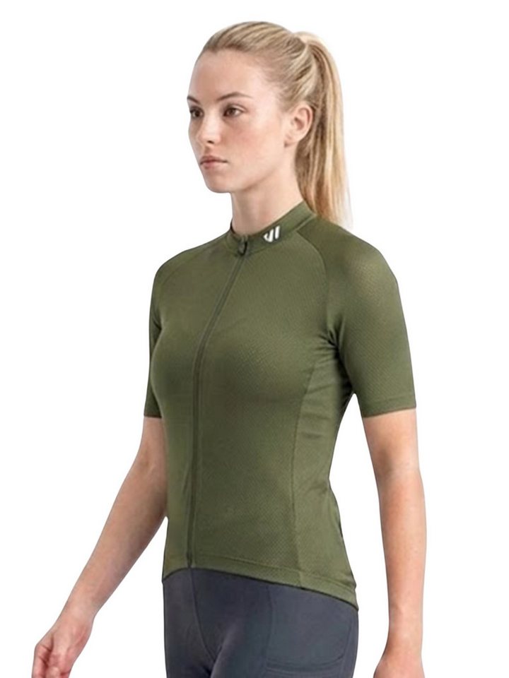 Wulibike Radtrikot Damen, Fahrradtrikot Classic Kurzarm Slim Fit mit Frontreißverschluss (1-tlg) Elastischer Schnelltrocken-Stoff, 3 Taschen & Reflektoren – Bild 2 von 5