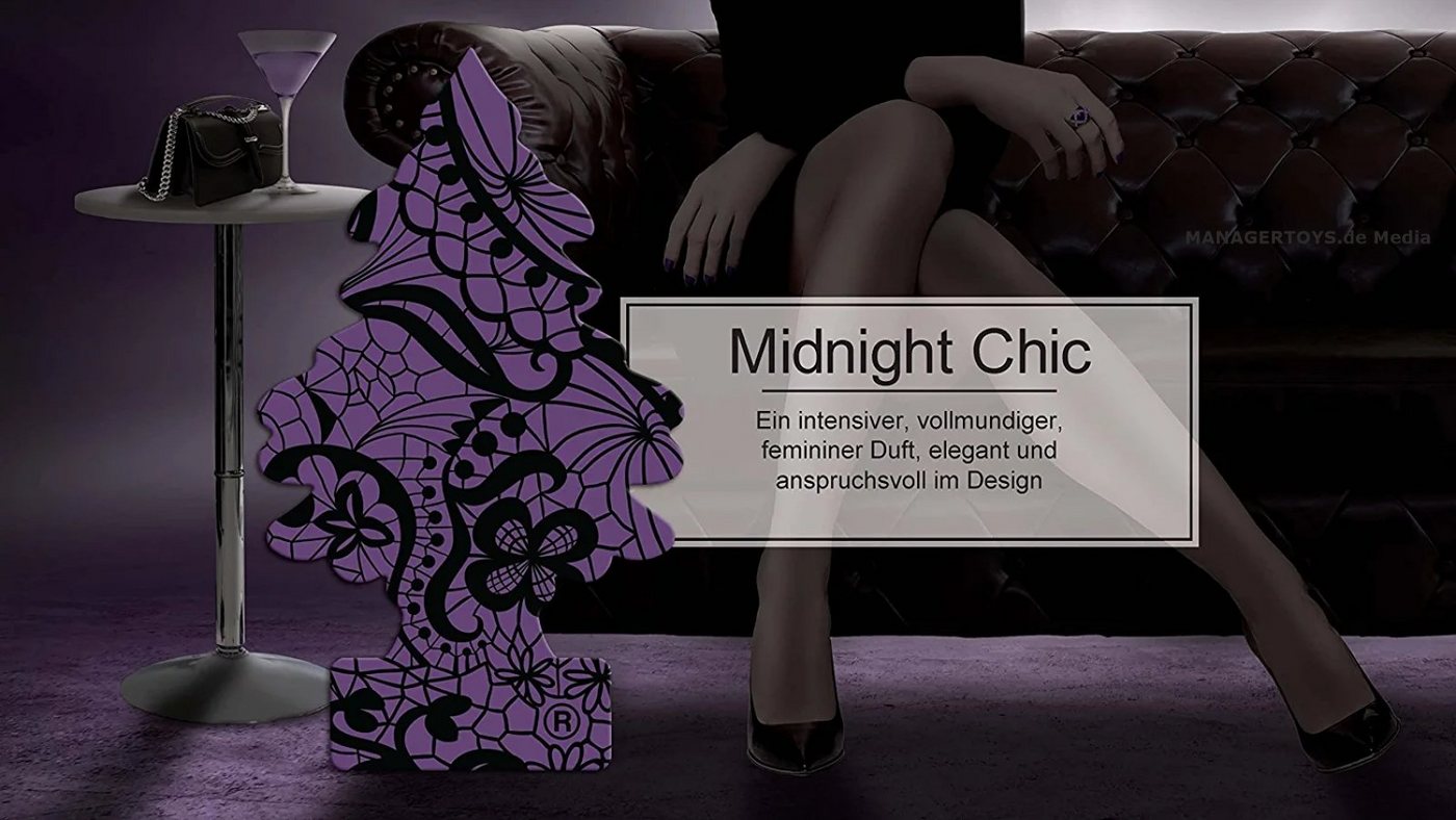 Kunstbaum 3er Midnight Chic Wunderbaum Ladies Parfum 3 Set Duftbäumchen, Wunder-Baum – Bild 3 von 5