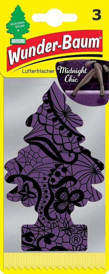 Kunstbaum 3er Midnight Chic Wunderbaum Ladies Parfum 3 Set Duftbäumchen, Wunder-Baum – Bild 4 von 5