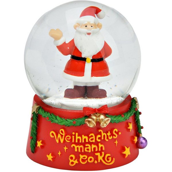 Wurm Schneekugel Weihnachtsmann & Co. KG Schneekugel, Schüttelkugel, Glaskugel (1 St), cm.