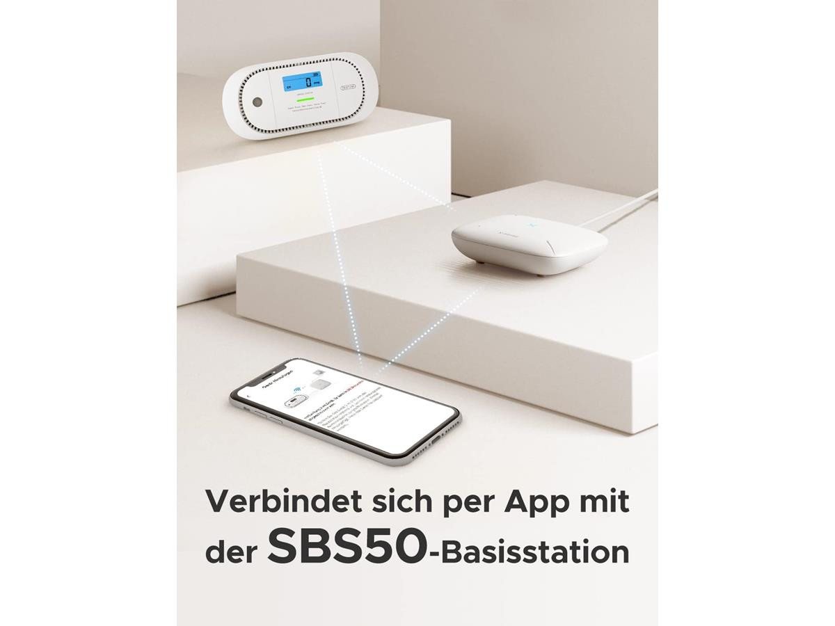 X-SENSE XC01-M CO-Melder (LCD-Display, App gesteuert, integrierter Figaro-CO-Sensor) – Bild 3 von 5