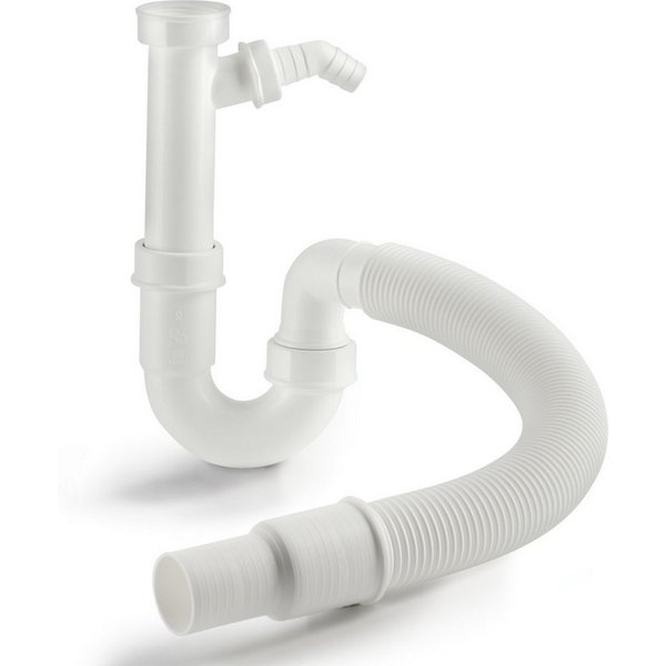 Xavax Siphon flexibel, 1 1/2'', 1 St./Polyb., (3-tlg)