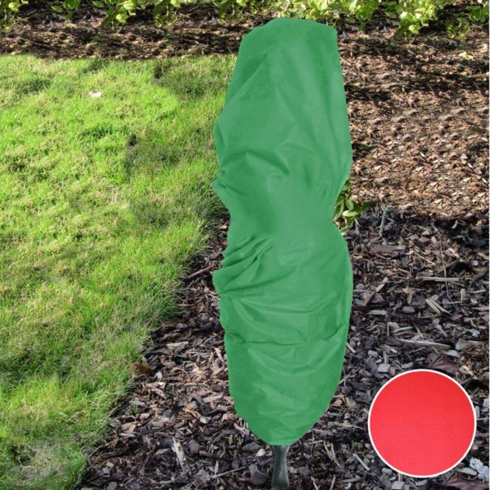 XCLOU Wintervlies Wintervlies rot 1,5 x 5 m, (1-St) – Bild 2 von 2