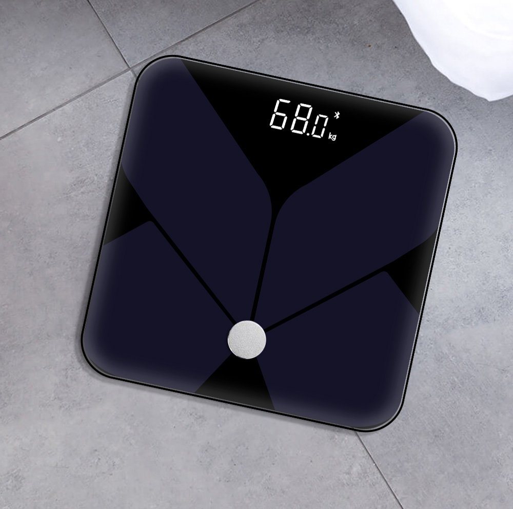 XCOAST Körper-Analyse-Waage WELLISCALE, Diagnosewaage bis 200KG max. Gewicht, kompatibel mit iOS und Android, Körperanalyse Waage mit Bluetooth Anbindung an Han – Bild 2 von 5