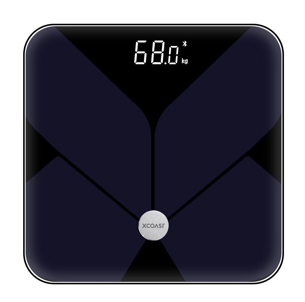 XCOAST Körper-Analyse-Waage WELLISCALE, Diagnosewaage bis 200KG max. Gewicht, kompatibel mit iOS und Android, Körperanalyse Waage mit Bluetooth Anbindung an Han – Bild 4 von 5