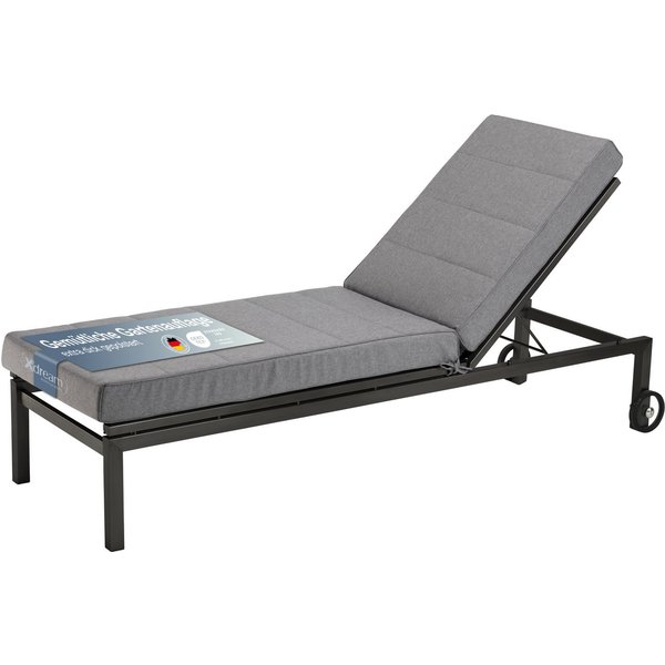 XDREAM Liegenauflage XXL, extra dicke Auflage für Gartenliege und Sonnenliege, (1 St), indoor & outdoor, waschbar, ca. 200 x 60 x 10 cm