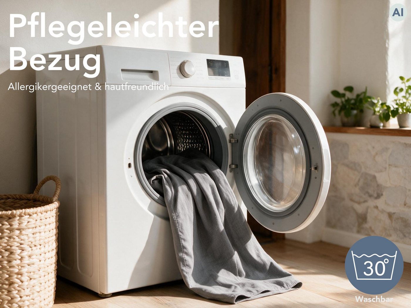 XDREAM Liegenauflage XXL, extra dicke Auflage für Gartenliege und Sonnenliege, (1 St), indoor & outdoor, waschbar, ca. 200 x 60 x 10 cm – Bild 5 von 5