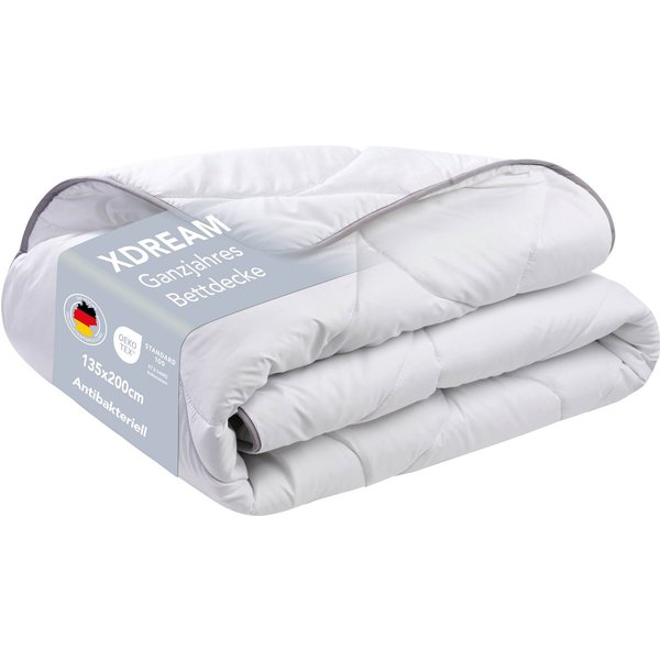 XDREAM Microfaserbettdecke Microfaserbettdecke Silverplus, Ganzjahresdecke 135x200 & 155x220 cm, Füllung: Polyester, Bezug: Microfaser mit Frischeausrüstung, Al