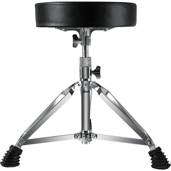 XDrum Schlagzeughocker Drumhocker Session (doppelstrebig, Drum Stool mit Gummifüßen) (DHS-1), Höhenverstellbar 47-60 cm