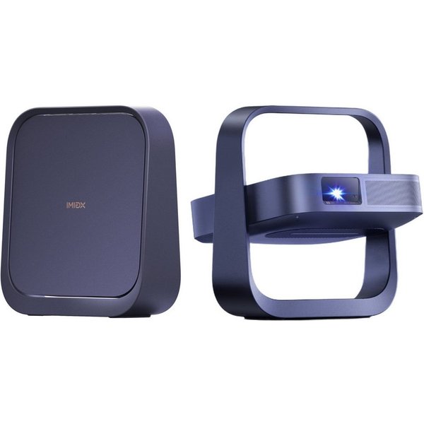 XGIMI XGIMI Elfin Flip Laser Portable Beamer, 1080P, 1600 ISO Lumens, GTV DLP-Beamer (Dynamic Contrast Ratio: 10,000:1, 1920 x1080 (1080P) px, RGB-Triple-Laser,