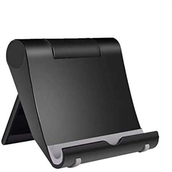 XGODY Smartphone-Halterung, (bis 10 Zoll, 2-tlg., Mini Portabler Handy Halter Büro Tisch Ständer Halterung Multi Winkel)