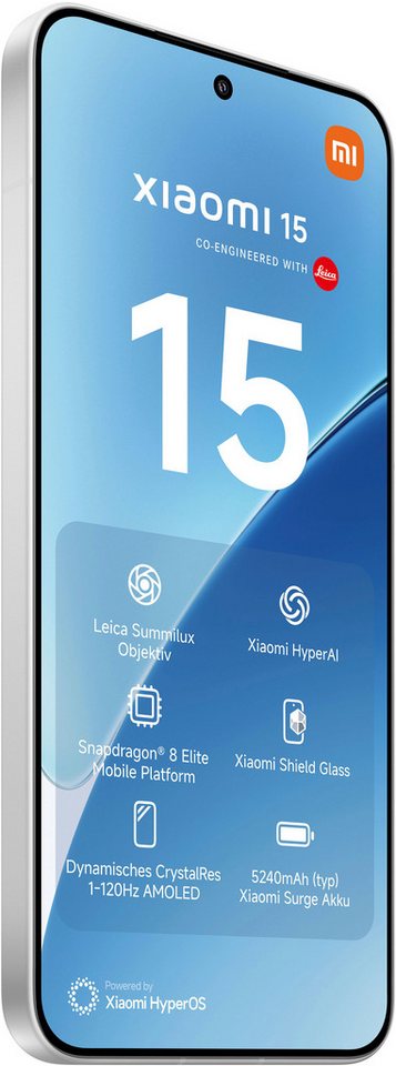 Xiaomi 15 12+512GB Smartphone (16,15 cm/6,36 Zoll, 512 GB Speicherplatz, 50 MP Kamera) – Bild 4 von 5