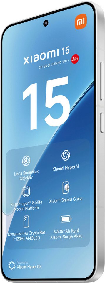 Xiaomi 15 12+512GB Smartphone (16,15 cm/6,36 Zoll, 512 GB Speicherplatz, 50 MP Kamera) – Bild 5 von 5