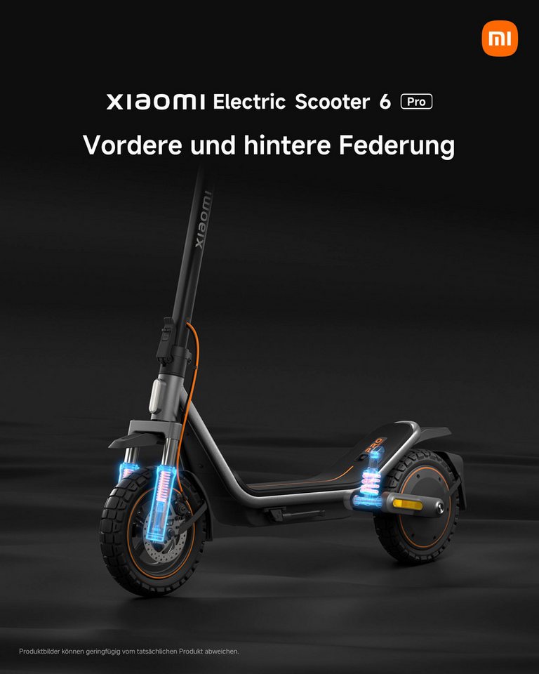 Xiaomi E-Scooter Electric Scooter 6 Pro DE, 20 km/h – Bild 4 von 5