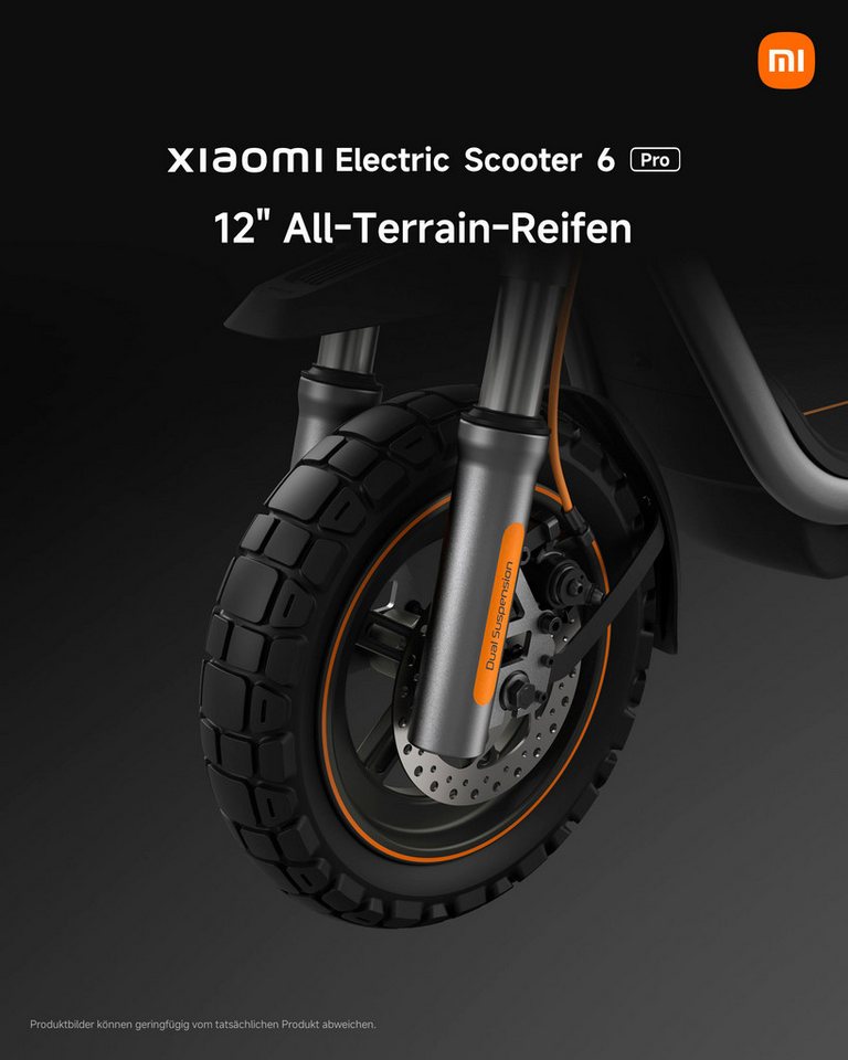 Xiaomi E-Scooter Electric Scooter 6 Pro DE, 20 km/h – Bild 5 von 5