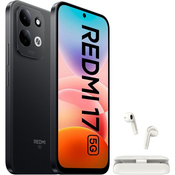 Xiaomi Redmi 17 5G 4+256GB Smartphone & Bluetooth Kopfhörer Handy (50 MP Kamera)