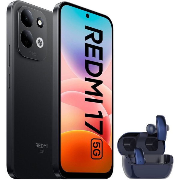 Xiaomi Redmi 17 5G 4+256GB Smartphone & Bluetooth Kopfhörer Handy (50 MP Kamera)