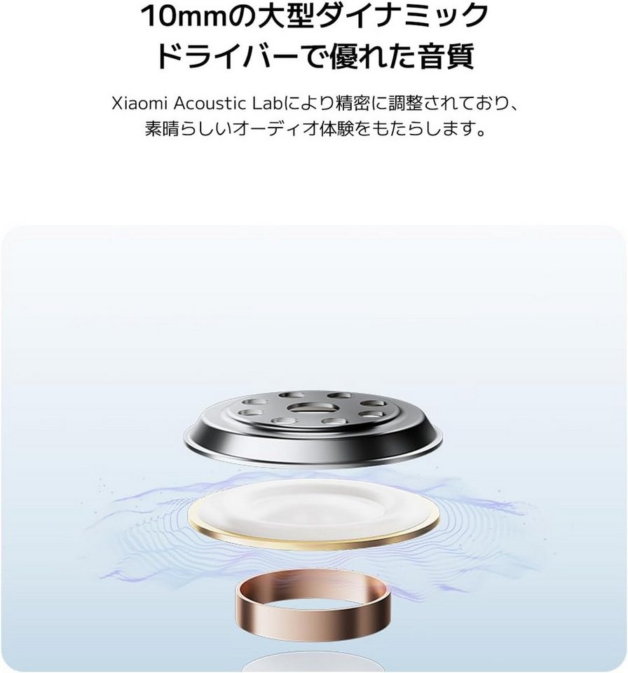 Xiaomi Xiaomi Redmi Buds 6 Play - In-Ear Kopfhörer, 36h Akkulaufzeit In-Ear-Kopfhörer – Bild 2 von 5