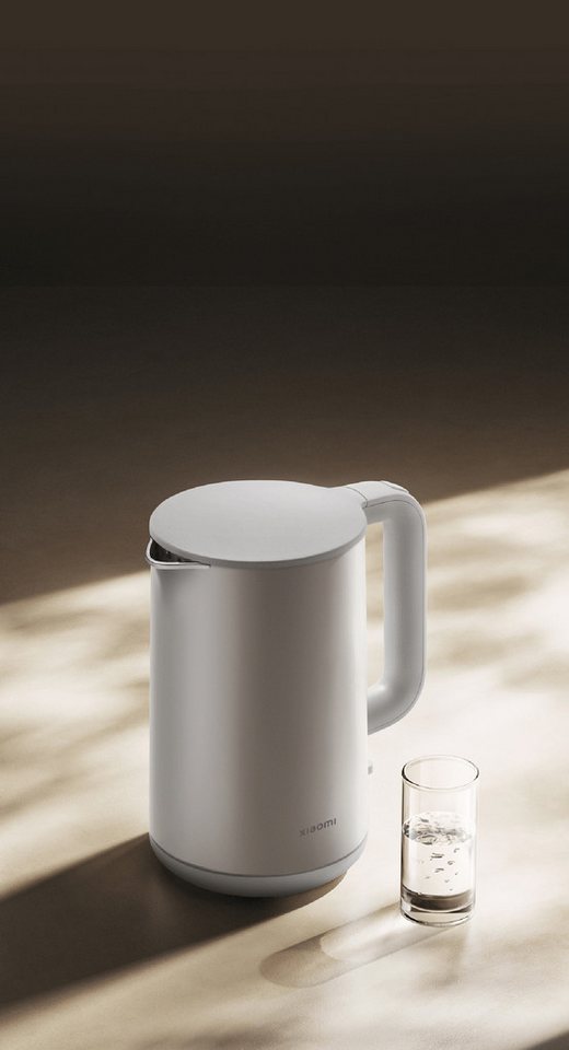 Xiaomi Wasserkocher Electric Kettle S1, 1.7 l, 1800 W, 1.800 Watt, doppelte Dämpfungsdeckel, sichtbare Heizungsanzeige – Bild 5 von 5