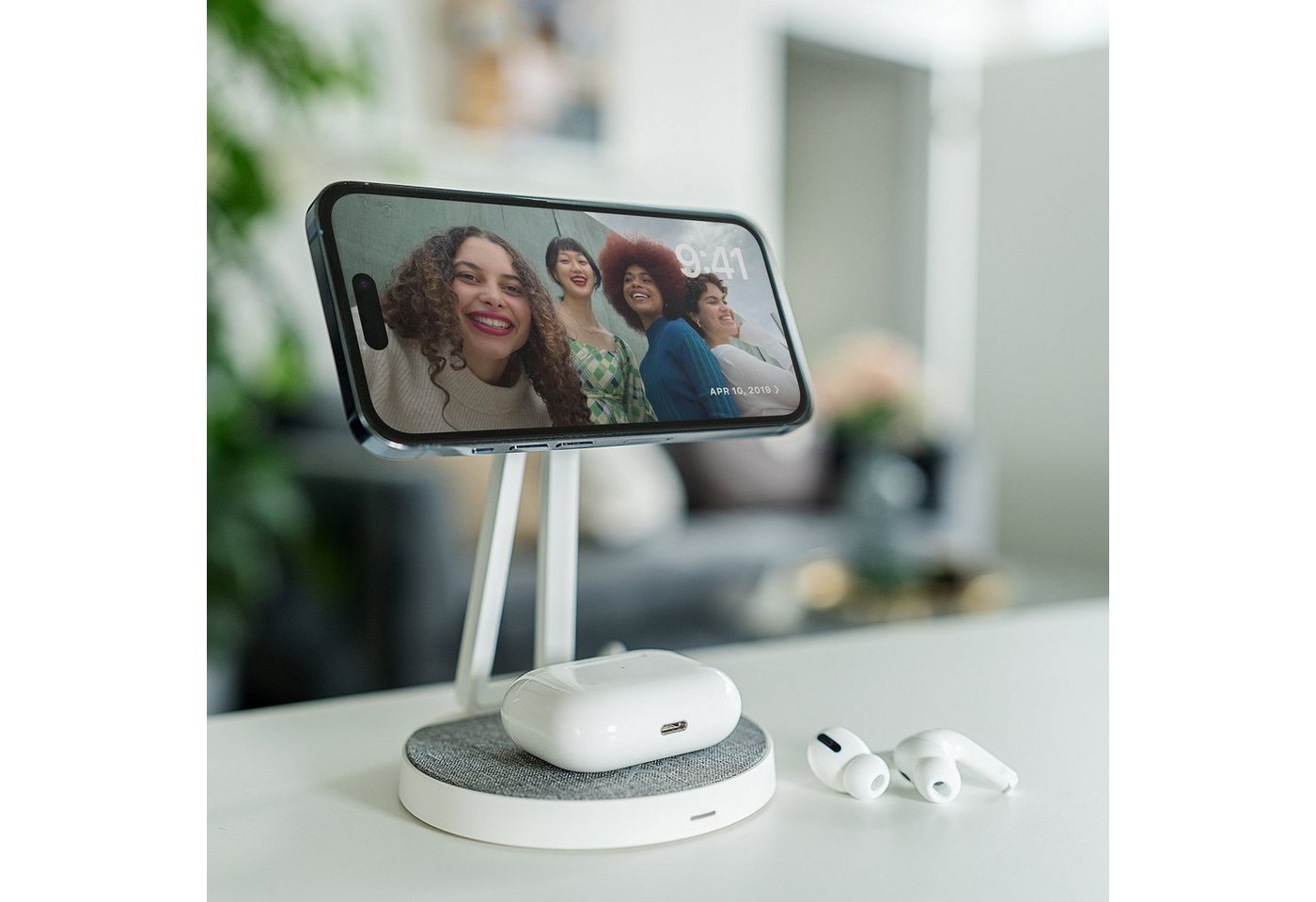 XLAYER MagFix Pro 2-in-1 Ladestation Apple Wireless Charger I Magsafe I 15W Wireless Charger – Bild 3 von 5