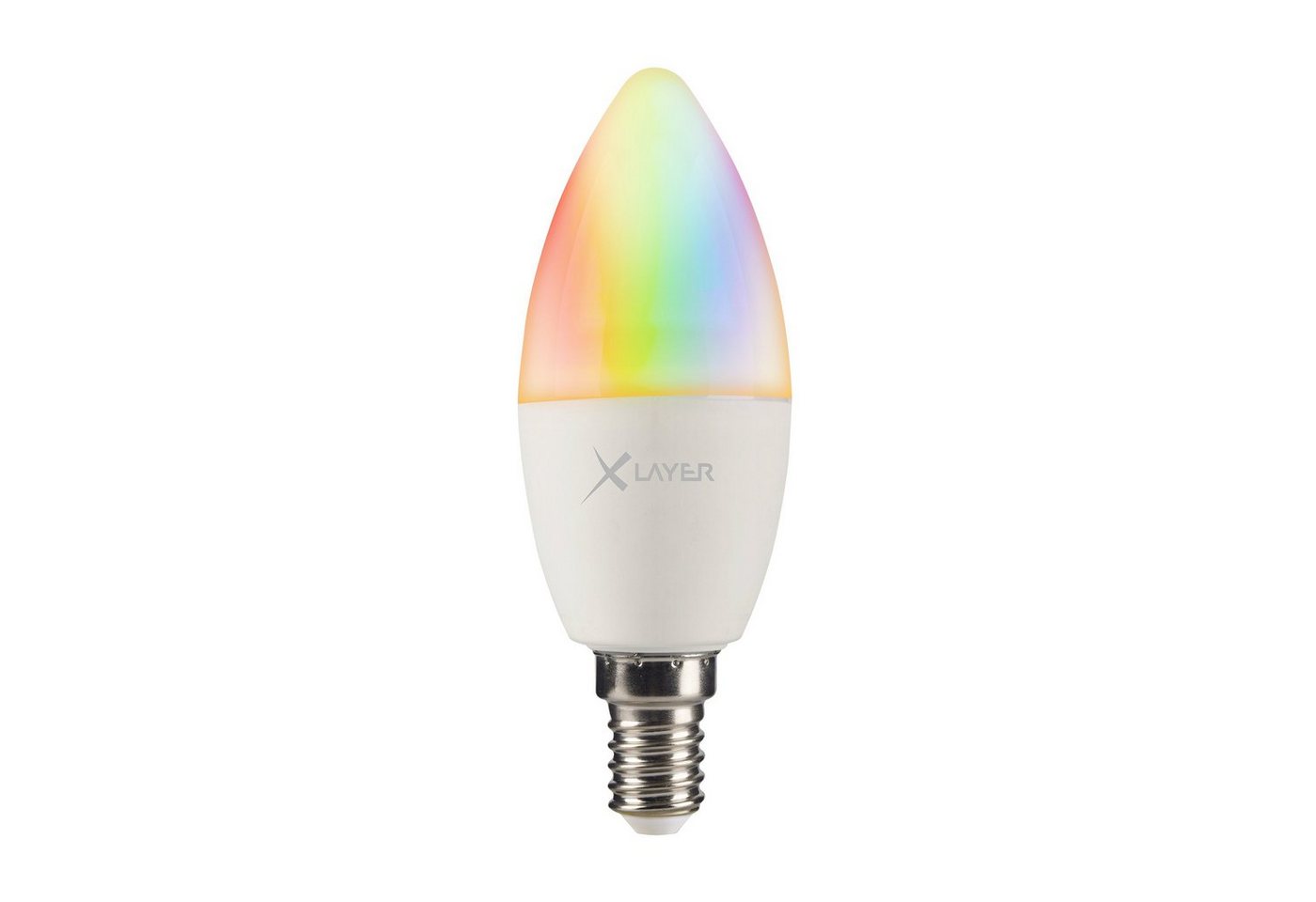 XLAYER Smarte LED-Leuchte WLAN LED Lampe Smart Echo E14 4.5W Warmweiß, Mehrfarbig Dimmbar – Bild 2 von 3