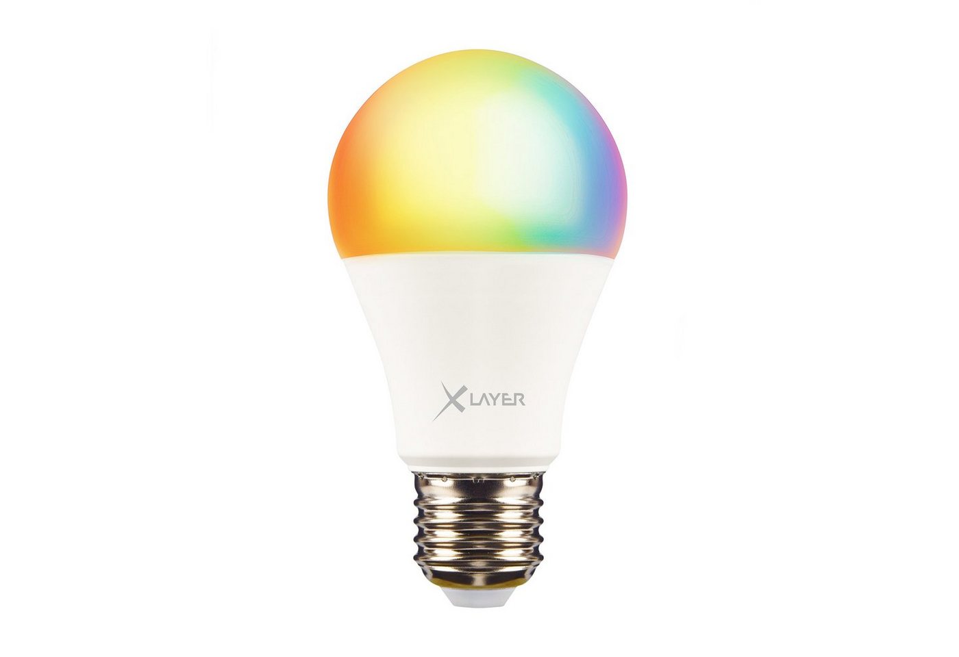 XLAYER Smarte LED-Leuchte WLAN LED Lampe Smart Echo E27 9W Warm- und Kaltweiß Mehrfarbig Dimmbar – Bild 2 von 3