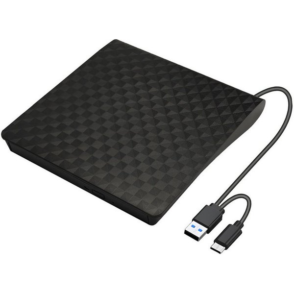 XLYNE Blu-ray Brenner Extern USB-A, USB-C®, USB-A (USB 2.0) Schwarz 570503 Blu-ray-Brenner