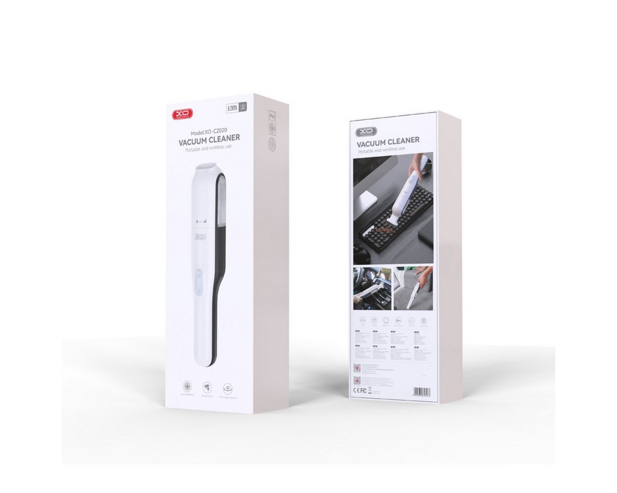 XO Akku-Handstaubsauger CZ020, 65 W, Beutellos, Kabelloser Handstaubsauger mit starker Saugleistung – Bild 5 von 5