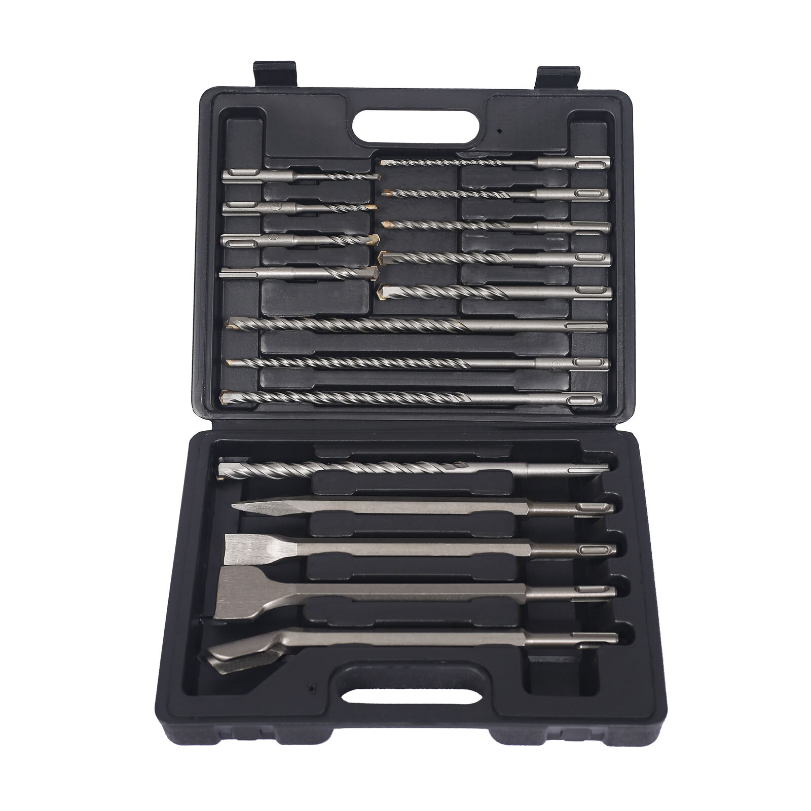 XPOtool SDS Plus 17tlg. Steinbohrer-Set Bohrer Meißel Bohrhammer Betonbohrer