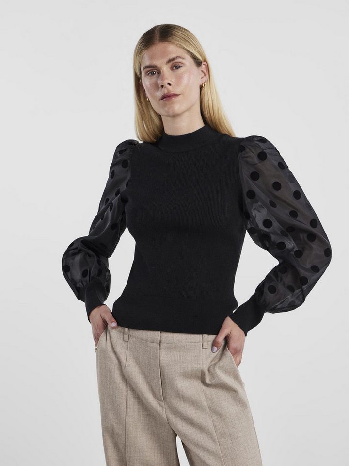 Y.A.S Rundhalspullover YASDOTME LS KNIT PULLOVER S. NOOS – Bild 2 von 5