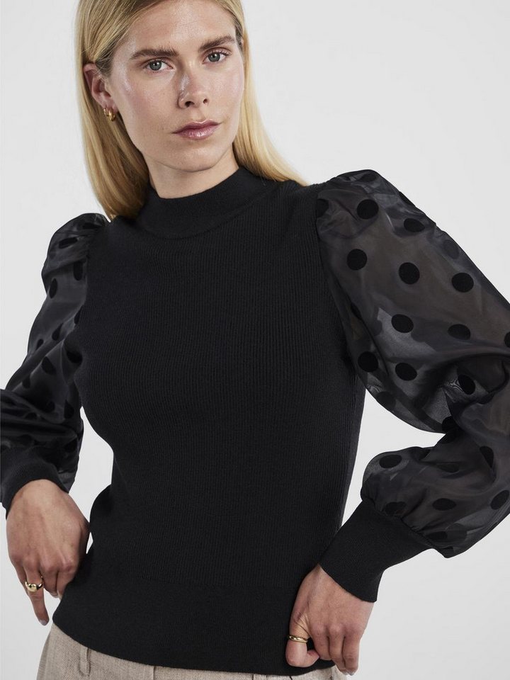 Y.A.S Rundhalspullover YASDOTME LS KNIT PULLOVER S. NOOS – Bild 3 von 5